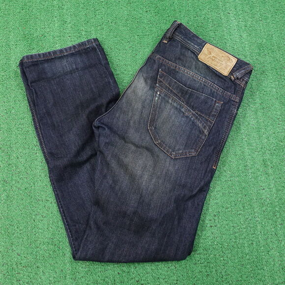 DIESEL INDUSTRY IAKOP SLIM TAPERED DARK WASH DENIM JEANS MENS SZ 32X32 - Picture 1 of 10